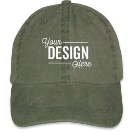 Mega Cap Pigment Dyed Hat - Color: Dark Green