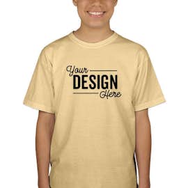 Canada - Gildan Youth 100% Cotton T-shirt - Color: Yellow Haze