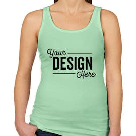 Next Level Women's Slim Fit Jersey Tank - Color: Mint