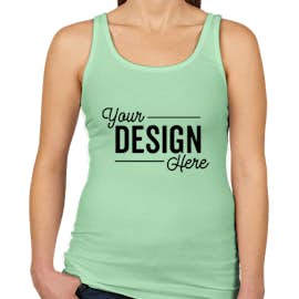 Next Level Women's Slim Fit Jersey Tank - Color: Mint