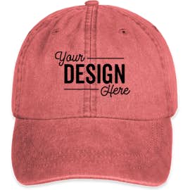 Adams Pigment Dyed Hat - Color: Poppy