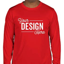 Canada - Team 365 Zone Long Sleeve Performance Shirt - Color: Sport Red