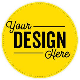 One Way Shopping 12" Circle Floor Decal - Color: Yellow