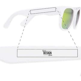 Promotional Mirrored Sunglasses - Color: Yellow Tint