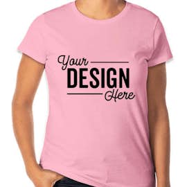 Anvil Women's Jersey T-shirt - Color: Charity Pink