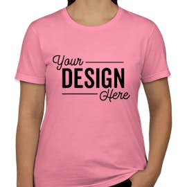 Canada - Anvil Women's Jersey T-shirt - Color: Charity Pink