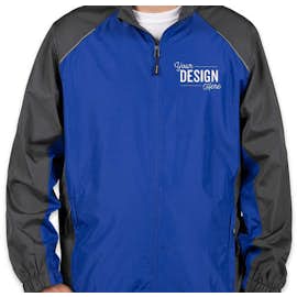 Core 365 Colorblock Lightweight Full Zip Jacket - Color: True Royal / Carbon
