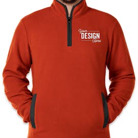 Stormtech Shasta Quarter Zip Tech Fleece Pullover - Color: Burnt Orange / Graphite