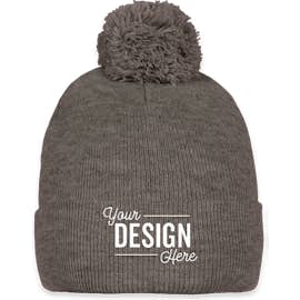 Sportsman Pom Pom Beanie - Color: Dark Heather Grey