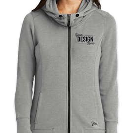 New Era Women's Tri-Blend Zip Hoodie - Color: Shadow Grey Heather