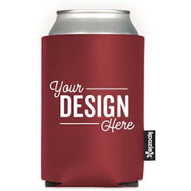 Deluxe Vinyl Foldable Can KOOZIE ® - Color: Maroon