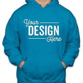 Gildan Midweight 50/50 Pullover Hoodie - Color: Sapphire