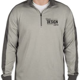 Nike Dri-FIT Half Zip Performance Pullover - Color: Athletic Grey Heather/ Dark Grey