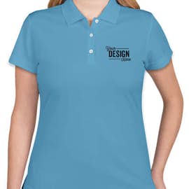 Adidas Women's ClimaLite Performance Polo - Color: Coast / White