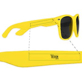 Matte Malibu Sunglasses - Color: Yellow