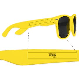 Matte Malibu Sunglasses - Color: Yellow