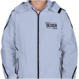 Team 365 Mesh Lined Hooded Jacket - Color: Sport Light Blue