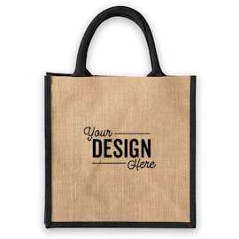 Medium Jute Tote - Color: Black