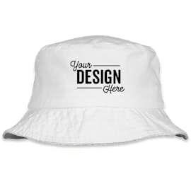 Sportsman Bio-Washed Bucket Hat - Color: White