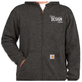 Carhartt Water Resistant Thermal Lined Zip Hoodie - Color: Carbon Heather