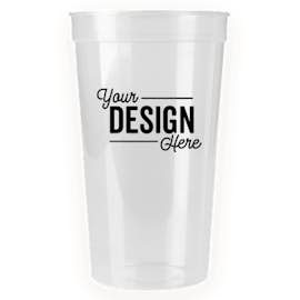 32 oz. Translucent Plastic Stadium Cup - Color: Icee Clear
