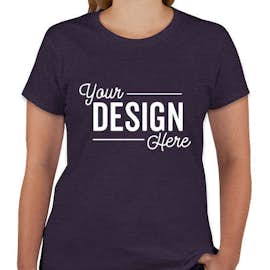 Canada - Gildan Women's 100% Cotton T-shirt - Color: Blackberry