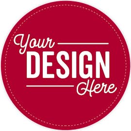 Full Color 4 in. Circle Vinyl Decal - Color: Cardinal