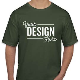 Bayside USA-Made 100% Cotton T-shirt - Color: Hunter