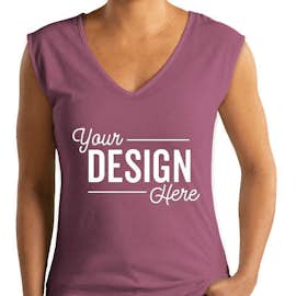 Next Level Women's Slim Fit Festival V-Neck Tank - Color: Shiraz