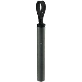 Stretchable Stainless Steel Reusable Straw with EcoTube - Color: Charcoal