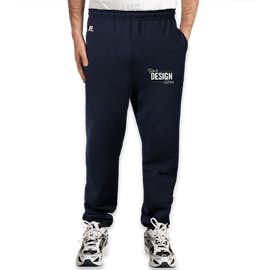 Russell Athletic Dri Power Closed Bottom Sweatpants - Color: Navy