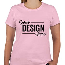 Canada - Gildan Women's 100% Cotton T-shirt - Color: Light Pink