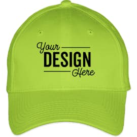 New Era 39THIRTY Stretch Fit Cotton Hat - Color: Cyber Green