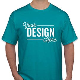 Canada - Gildan 100% Cotton T-shirt - Color: Tropical Blue
