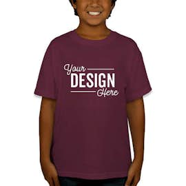 Canada - Gildan Youth DryBlend 50/50 T-shirt - Color: Maroon