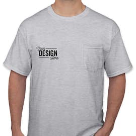 Canada - Gildan Ultra Cotton Pocket T-shirt - Color: Sports Grey