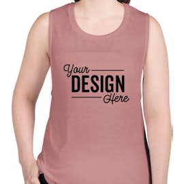 Bella + Canvas Women's Flowy Muscle Tank - Color: Mauve
