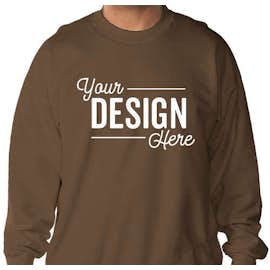 Hanes Ultimate Heavyweight Crewneck Sweatshirt - Color: Dark Chocolate