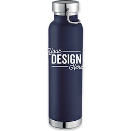 22 oz. Thor Copper Vacuum Insulated Water Bottle - Color: Navy