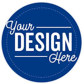 Full Color 2 in. Circle Magnet - Color: Royal Blue