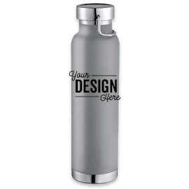 22 oz. Thor Copper Vacuum Insulated Water Bottle - Color: Gray