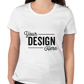 Royal Apparel Women's USA-Made Slim Fit Organic T-shirt - Color: Salt