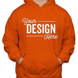 Gildan Midweight 50/50 Pullover Hoodie - Color: Orange