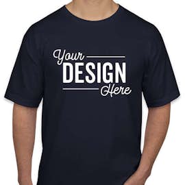 Bayside USA Union-Made 100% Cotton T-shirt - Color: Navy