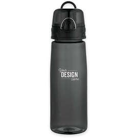 25 oz. Flip Top Tritan™ Sports Bottle - Color: Transparent Black