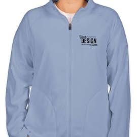 Team 365 Women's Full Zip Microfleece Jacket - Color: Sport Light Blue