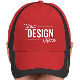 Nike Dri-FIT Technical Colorblock Hat - Color: Varsity Red / Black