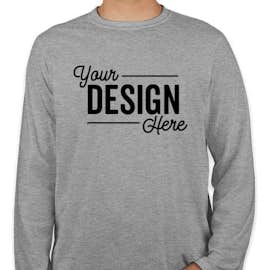 Canada - Gildan Softstyle Long Sleeve Jersey T-shirt - Color: Sports Grey