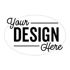 Full Color 3 in. x 2 in. Oval Roll Labels (500 per roll) - Color: White