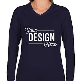 Augusta Women's Slim Fit Long Sleeve Volleyball Jersey - Color: Navy